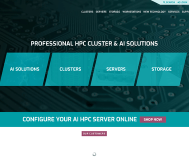 Home Page center servers