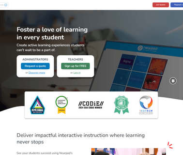 Home - Nearpod education online technology