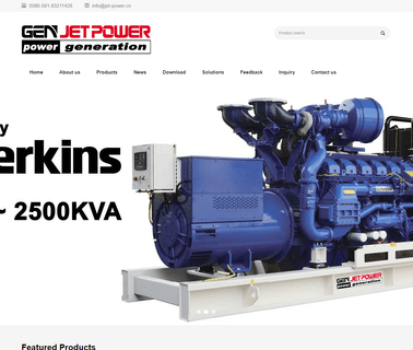 Fuzhou Jet Electric Machinery 1000kw perkins