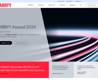 Abbyy Europe colour scanners