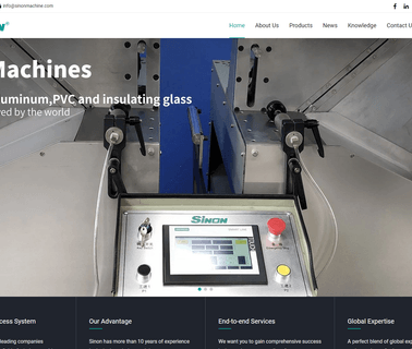 Jinan Sinon Cnc Machine upvc cutting machine