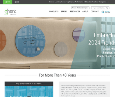Ghent Manufacturing display easels