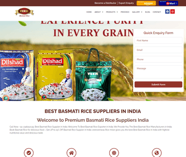 Veer Overseas basmati indian