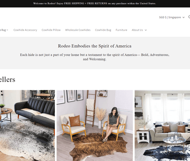 Rodeo Cowhide Rugs Leather & Accessories kantha throw