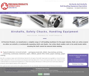 Precision Products Ports fibre rubber