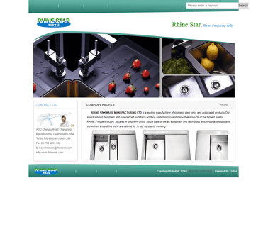 Rhine Sinkwares Manufacturing Huizhou stainless kit