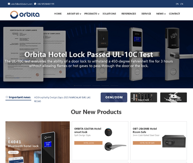 Orbita Technology hotel lock smart