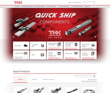 Thk International The World Leader In Linear information guide