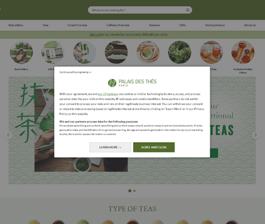 Palais Des Thes,  customized tea