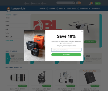 Lensrentals.Com lighting just