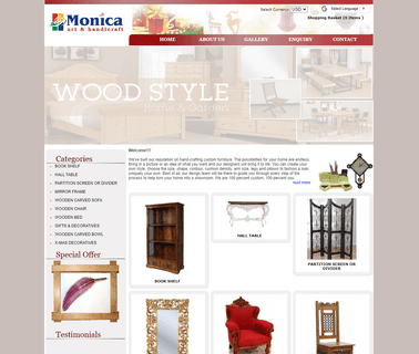 Monica Art & Handicraft alley peacock