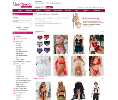 Violet Lingerie Company Ltd bikinis corsets