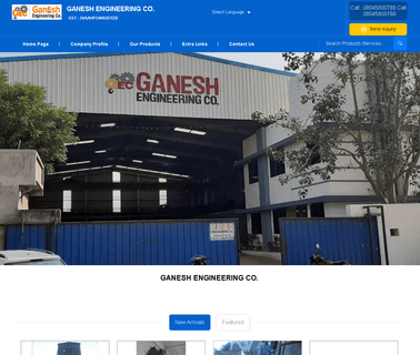 Ganesh Engineering Co. electric single girder crane