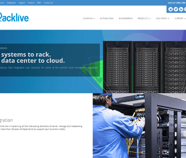 Racklive Turnkey Data Center Solution Provider equipment rack hardware