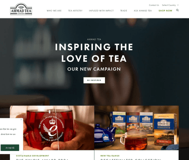 Ahmad Tea London antioxidants drink