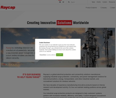 Raycap architectures