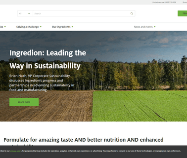 Ingredion Incorporated learn benefits