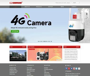 Sinovision Hk Development dome camera infrared cctv