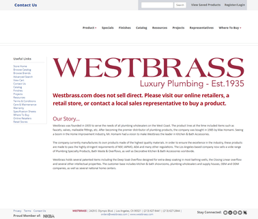 Home - Westbrass bathroom vanities and sinks