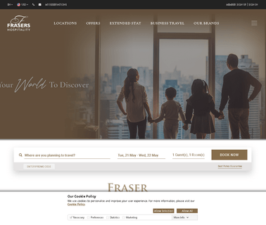 Frasers Hospitality largest gold