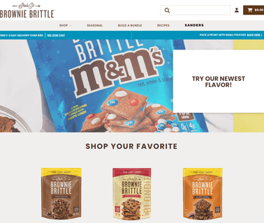 Brownie Brittle,  crunch