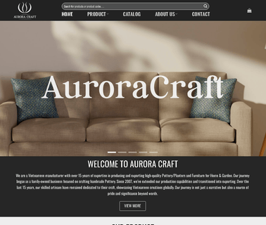 Aurora Trading cement planter