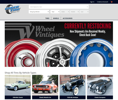 Coker Tire antique wheels