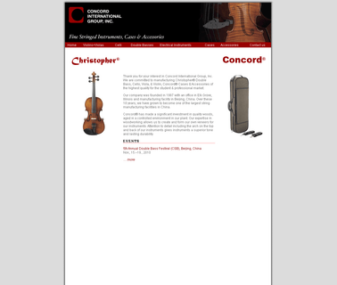 Concord International Group cases violin