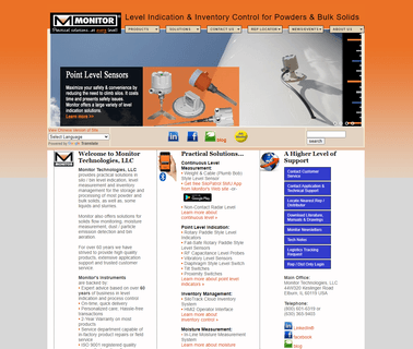 Monitor Technologies,  silos grain