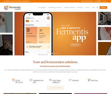 Fermentis – A Business Unit Of Lesaffre Yeast Corp beverages industrial