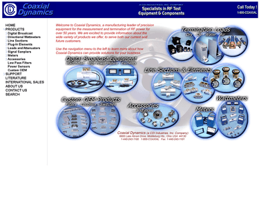 Coaxial Dynamics air dielectric