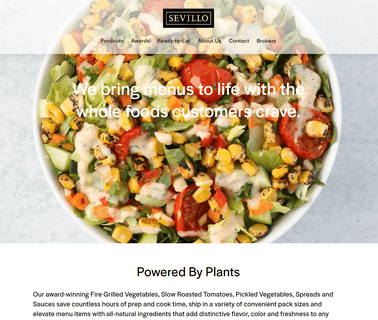 Sevillo Fine Foods frozen tomatoes