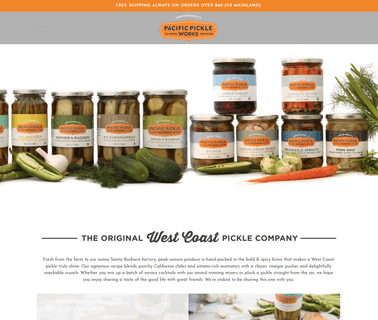Pacific Pickle Works manufacturers pickled