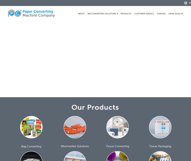 Paper Converting Machine Company A Barry-Wehmiller Company turret rewinders