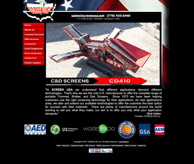 Screen Usa Inc topsoil