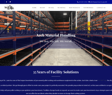 Arch Material & Handling - St Louis, Mo - Home Of The Pallet storage bin rack