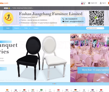 Foshan Jiangchag Furniture chivari banquet