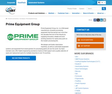 Prime Equipment Group building sanitation