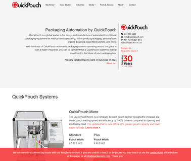 Medical Grade Packaging Automation Equipment Quickpouch ivd reagent