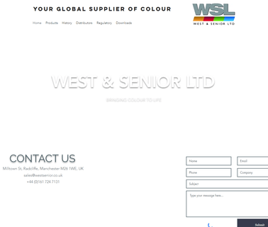 West & Senior - Colours additives plastic
