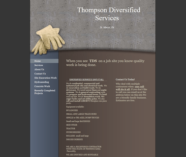 Thompson Diversified Services  hauling concrete