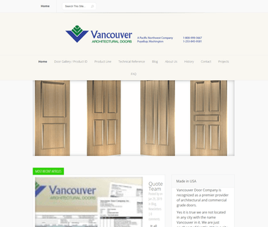 Vancouver Door flush wood door