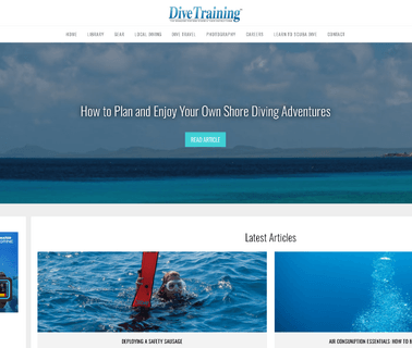 Dive Training Magazine Scubas Ma diving magazine