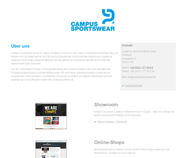 Campus Sportswear Gmbh studio event