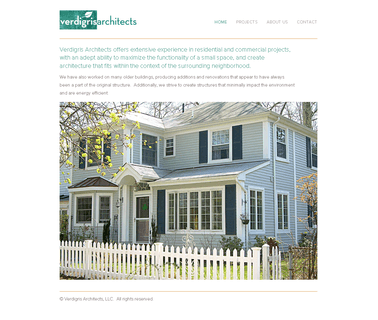 Verdigris Architects construction section