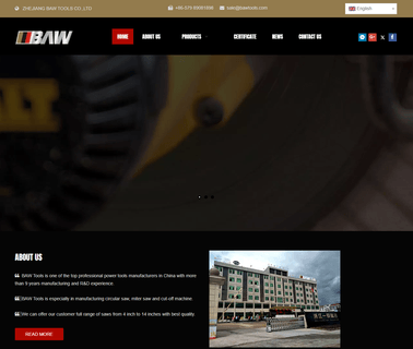 Zhejiang Baw Tools compound saw