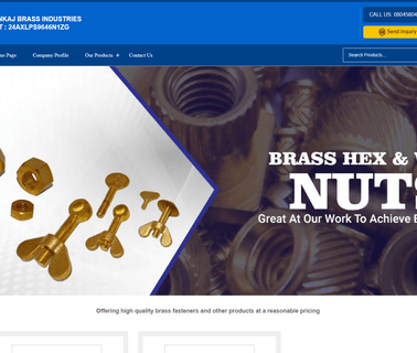 Pankaj Brass Industries hex brass bolt