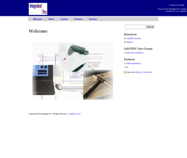 Integrated Pro: Engineering – Controls – Testing analysis page