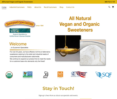 Suzannes Specialties organic bee products