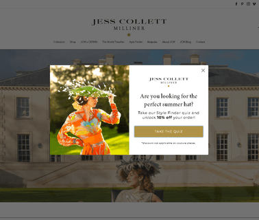 Jess Collett Milliner handmade hats